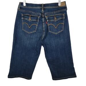 4/$25 -LEVI'S 515 Skimmer Midrise Embellished Pocket Bermuda Jean Shorts Size 6